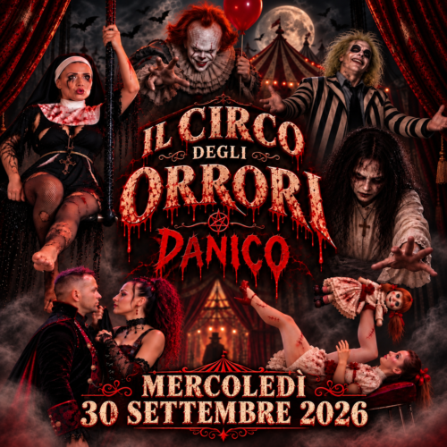 Circo degli Orrori Panico a Catania il 30 settembre 2026