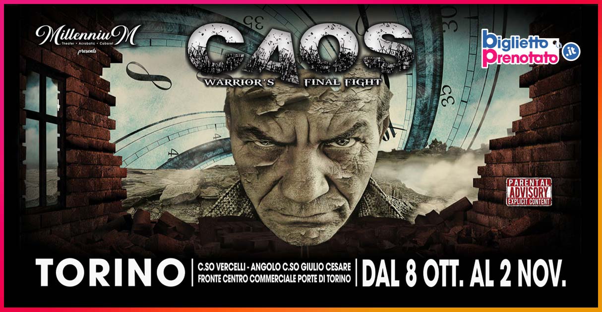 Millennium Caos A Torino Dal 8 Ottobre Al 2 Novembre 2021 Biglietti Online